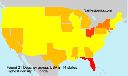 Surname Doucher in USA Surname Doucher in USA