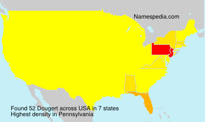 Surname Dougert in USA Surname Dougert in USA