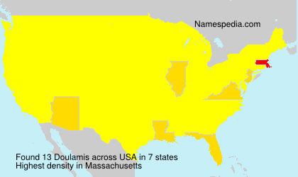 Surname Doulamis in USA Surname Doulamis in USA