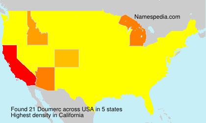 Surname Doumerc in USA