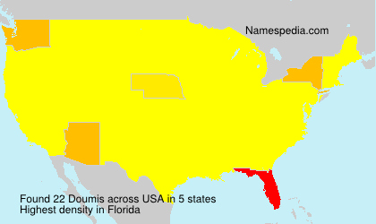 Surname Doumis in USA Surname Doumis in USA