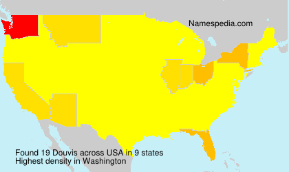 Surname Douvis in USA Surname Douvis in USA