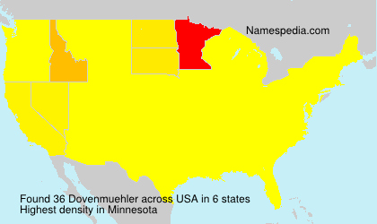 Surname Dovenmuehler in USA Surname Dovenmuehler in USA