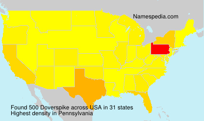 Surname Doverspike in USA Surname Doverspike in USA