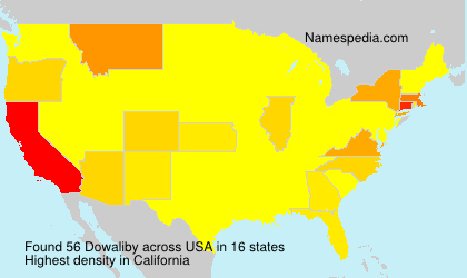 Surname Dowaliby in USA Surname Dowaliby in USA