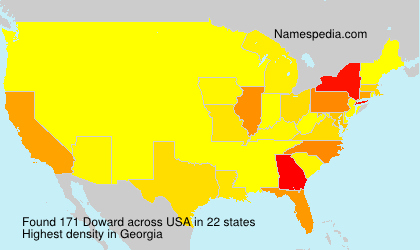 Surname Doward in USA Surname Doward in USA