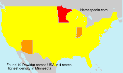 Surname Dowidat in USA Surname Dowidat in USA