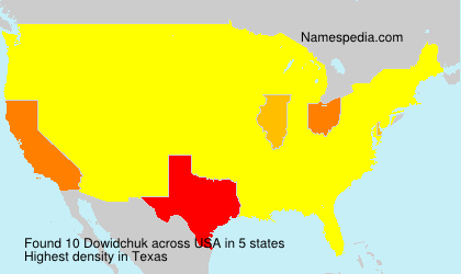 Surname Dowidchuk in USA Surname Dowidchuk in USA