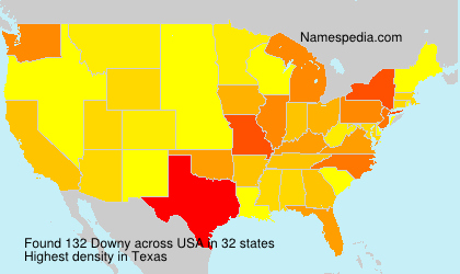 Surname Downy in USA Surname Downy in USA