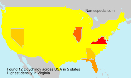Surname Doychinov in USA Surname Doychinov in USA
