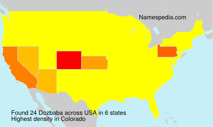 Surname Dozbaba in USA Surname Dozbaba in USA