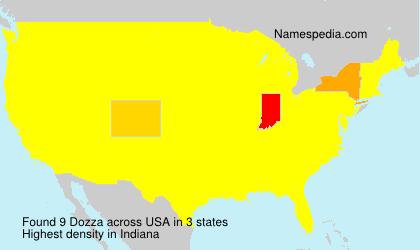Surname Dozza in USA Surname Dozza in USA