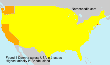 Surname Dpenha in USA