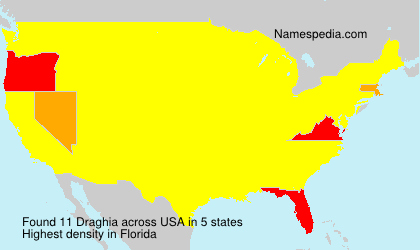 Surname Draghia in USA