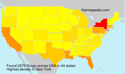 Surname Drago in USA Surname Drago in USA