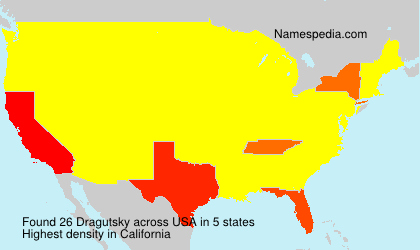 Surname Dragutsky in USA Surname Dragutsky in USA