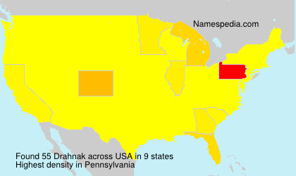 Surname Drahnak in USA Surname Drahnak in USA