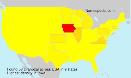 Surname Drahozal in USA Surname Drahozal in USA