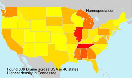 Surname Draine in USA Surname Draine in USA