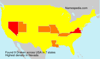 Surname Draken in USA Surname Draken in USA