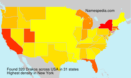 Surname Drakos in USA Surname Drakos in USA
