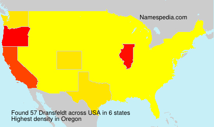 Surname Dransfeldt in USA Surname Dransfeldt in USA