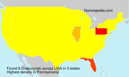 Surname Drapczynski in USA Surname Drapczynski in USA
