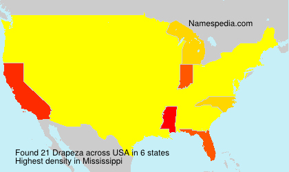 Surname Drapeza in USA Surname Drapeza in USA