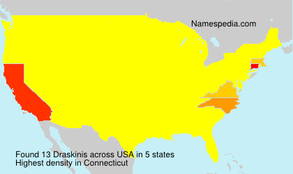 Surname Draskinis in USA Surname Draskinis in USA
