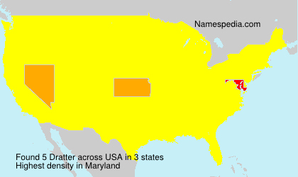 Surname Dratter in USA