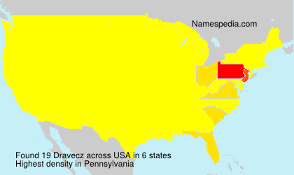 Surname Dravecz in USA Surname Dravecz in USA