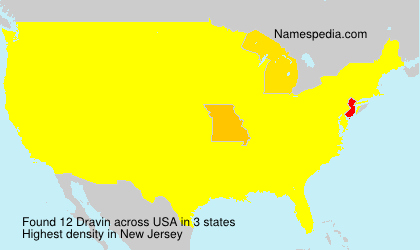 Surname Dravin in USA Surname Dravin in USA
