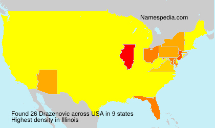 Surname Drazenovic in USA Surname Drazenovic in USA