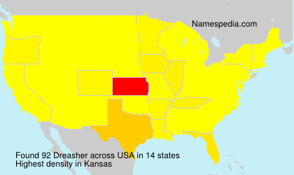 Surname Dreasher in USA Surname Dreasher in USA