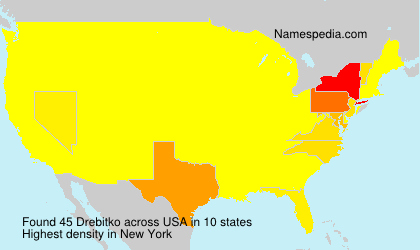 Surname Drebitko in USA Surname Drebitko in USA