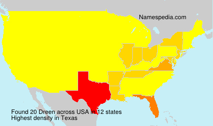 Surname Dreen in USA Surname Dreen in USA
