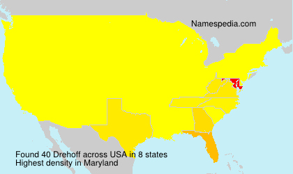 Surname Drehoff in USA Surname Drehoff in USA