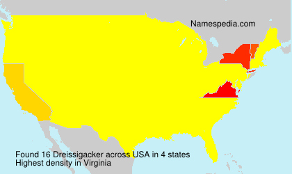 Surname Dreissigacker in USA Surname Dreissigacker in USA