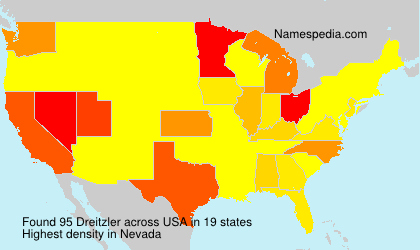 Surname Dreitzler in USA Surname Dreitzler in USA