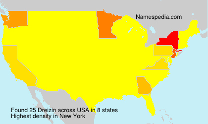Surname Dreizin in USA Surname Dreizin in USA
