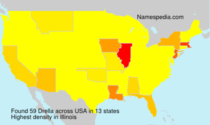 Surname Drella in USA Surname Drella in USA