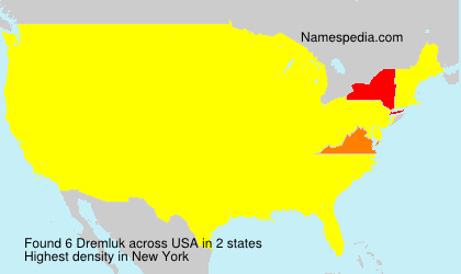 Surname Dremluk in USA Surname Dremluk in USA