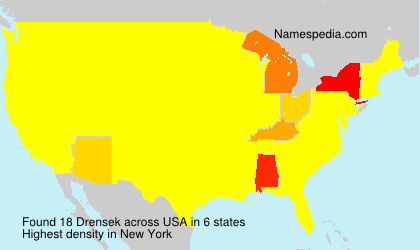 Surname Drensek in USA Surname Drensek in USA