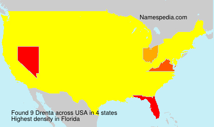 Surname Drenta in USA Surname Drenta in USA