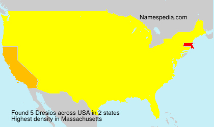 Surname Dresios in USA Surname Dresios in USA