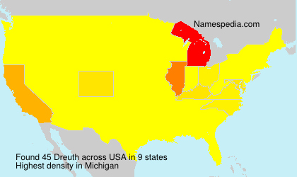 Surname Dreuth in USA Surname Dreuth in USA