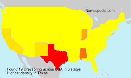 Surname Dreyspring in USA Surname Dreyspring in USA