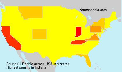 Surname Dribble in USA Surname Dribble in USA