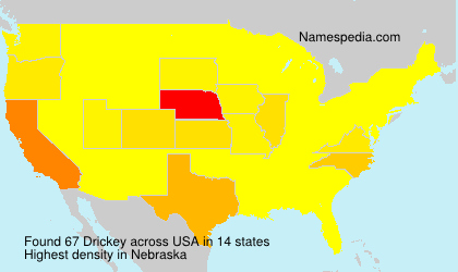 Surname Drickey in USA Surname Drickey in USA