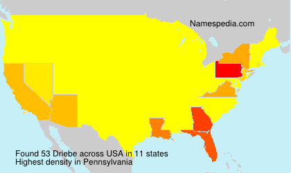 Surname Driebe in USA Surname Driebe in USA